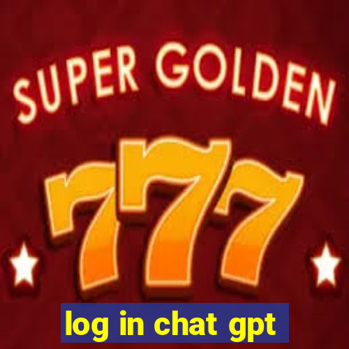 log in chat gpt